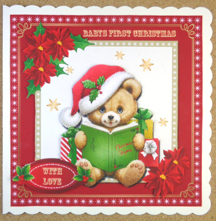 Cute Christmas Hymns Bear by Linda Short