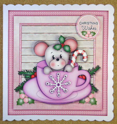Christmas Cup Maisy Mini Kit by Linda Short