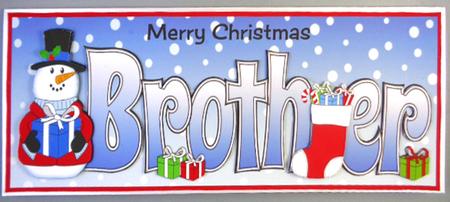Snowman in Jacket Brother Large Dl by Linda Short