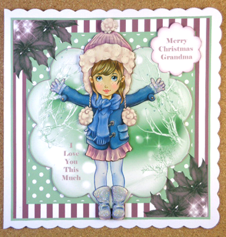 All Wrapped Up Card Front Kit by Linda Short