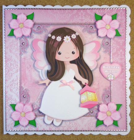 Beautiful Brunette Fairy 8x8 Mini Kit by Linda Short