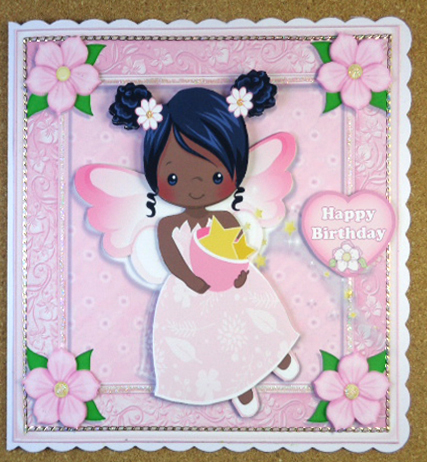 Adorable Ethnic Fairy 8x8 Mini Kit by Linda Short