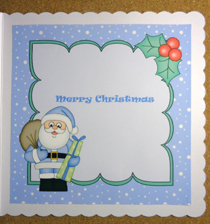 8 x 8 Christmas Santa's Sack Insert by Linda Short