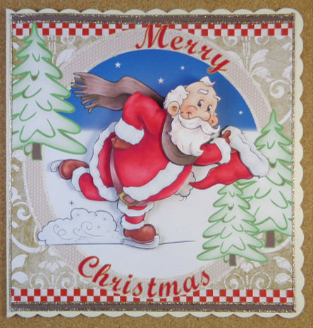Santa on Skates by Linda Short