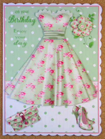 Pretty Vintage Roses Birthday Dress by Linda Short