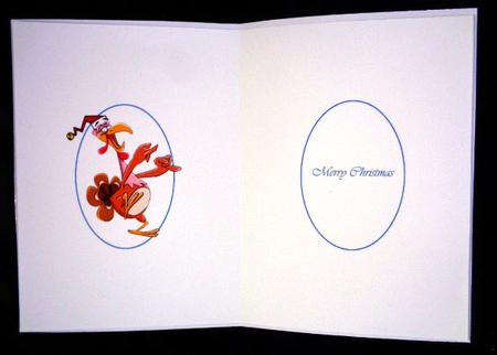 The Singing Christmas Turkey Choice of Captions Insert by Linda Short