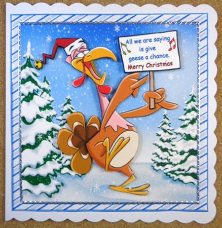 The Singing Christmas Turkey Choice of Captions by Linda Short