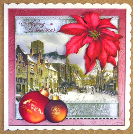 Cristmas Vintage Scene by Linda Short