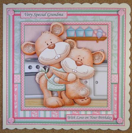 Snuggles Decoupage Mini Kit for Various Occasions by Linda Short
