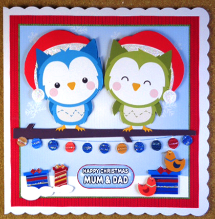 Winter Owls Mini Card Kit by Linda Short