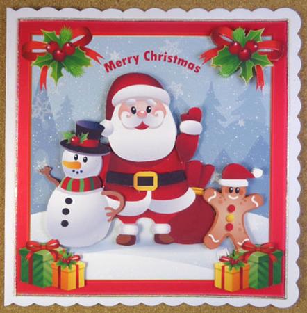 Santa and Friends Mini Card Kit with Box by Linda Short