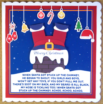 When Santa Got Stuck Up the Chimney Mini Kit by Linda Short