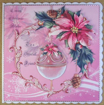 8x8 Beautiful Christmas Ornament Mini Kit by Linda Short