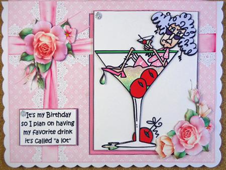 Stella Has Her Favorite Drink Quick Card by Linda Short