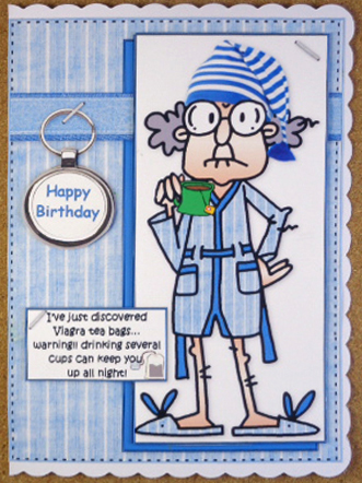 Gus Has Been Up All Night Quick Card by Linda Short