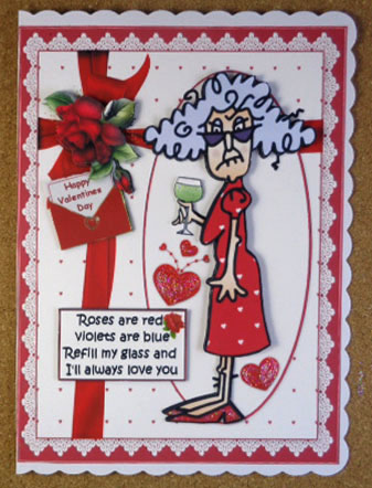 Stella and Her Valentine Glass by Linda Short