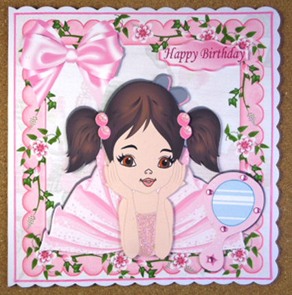Pretty Ballerina I Feel Pretty in Pink with Her Mirror Kit by Linda Short