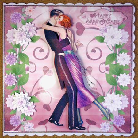 Falling for You Art Deco Couple Mini Kit by Linda Short