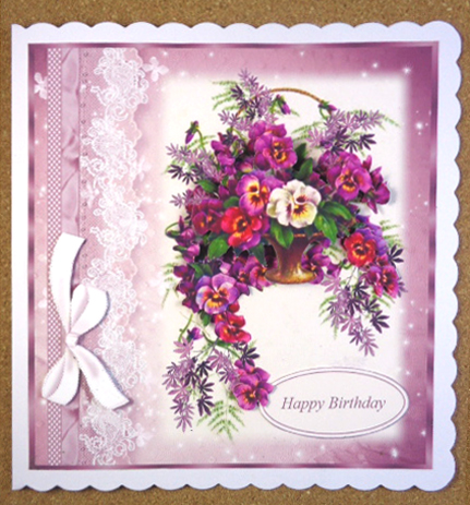 Paisley Lace and Vintage Pansy's Mini Kit by Linda Short