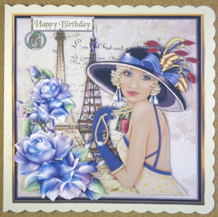 Stunning Flapper Lady No 13 Mini Kit by Linda Short