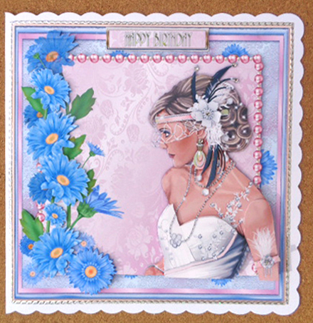 Stunning Flapper Lady No 21 Mini Kit by Linda Short