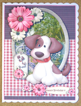 Cute Birthday Girl by Linda Short