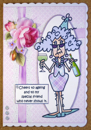 Stella Cheers to Ageing Quick Card by Linda Short