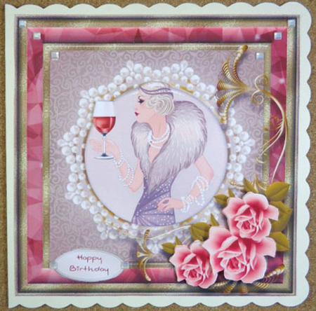 Celebrate Good Times Card Topper by Linda Short