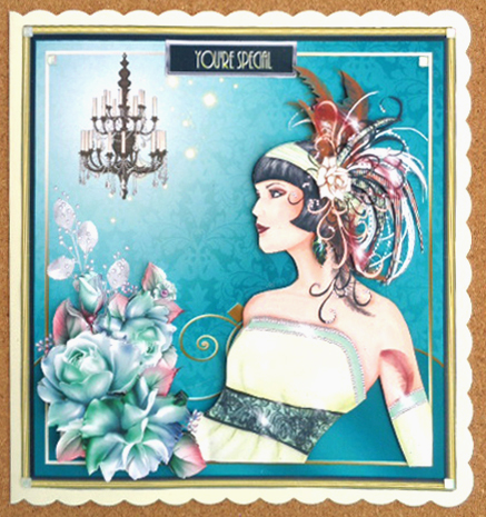 Stunning Flapper Lady No 30 Mini Kit by Linda Short