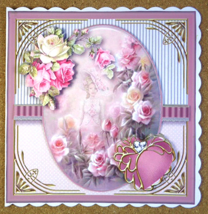 Lady of the Mysts Card Topper by Linda Short
