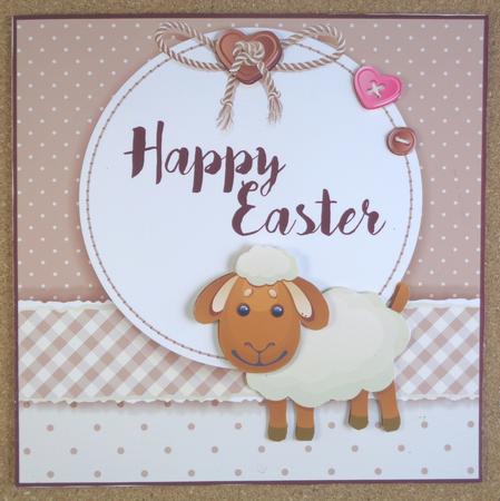 Happy Easter Lamb Topper by Linda Short