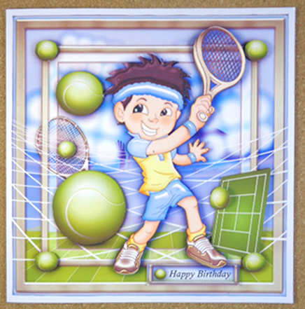 Tennis Player Card Mini Kit by Linda Short