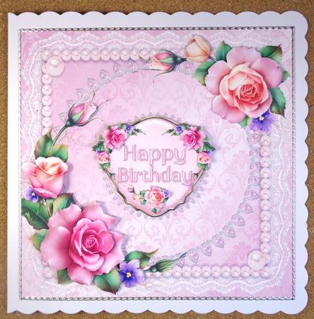 Pretty Pink Ring of Roses Mini Kit by Linda Short