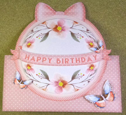 Over the Top Card Flower Soft Color 830 by Linda Short