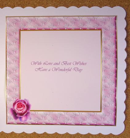 Rose and Berries Insert by Linda Short