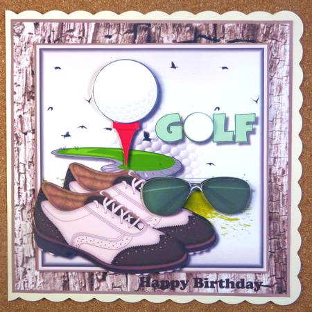 Golf Card Topper by Linda Short