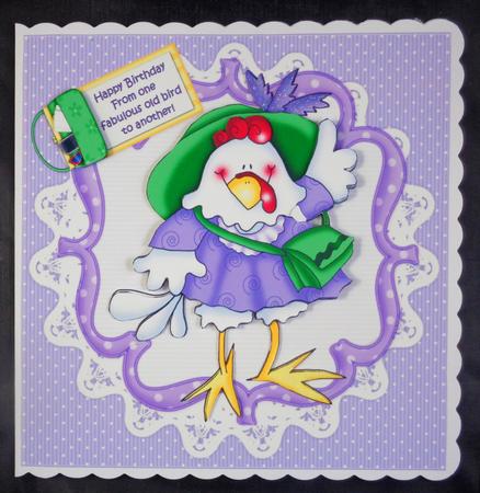 8x8 from One Old Bird to Another Mini Kit by Linda Short