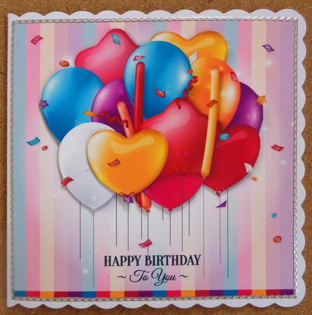 Birthday Balloons Topper Male / Female by Linda Short