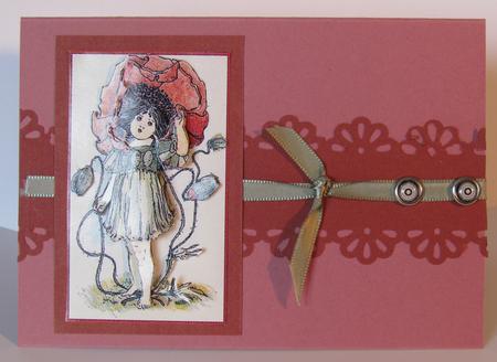Vintage Poppy Girl by Linda Walker