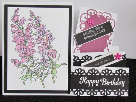 Snap Dragon Digi Stamp by Linda Walker