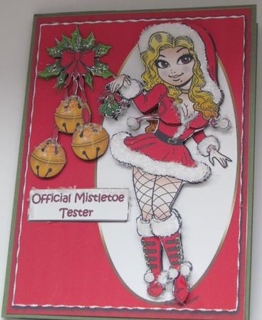 Official Mistletoe Tester Insert Plate by Linda Walker