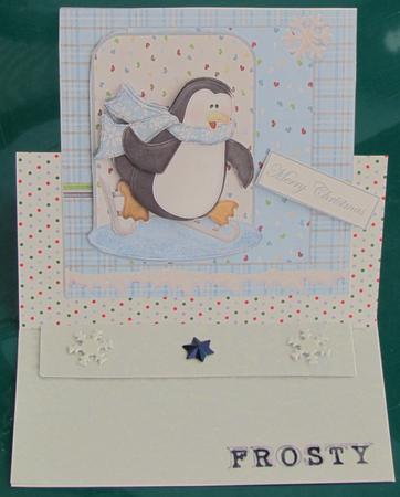 Penguin Skating by Linda Walker
