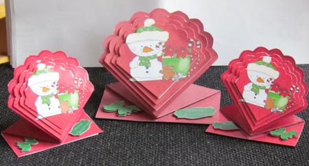 Snowman and Cocoa Spring Card by Linda Walker