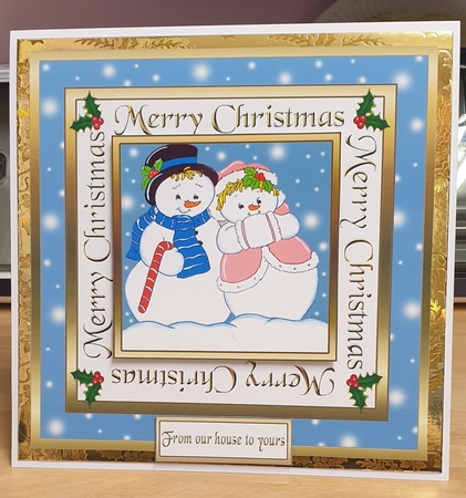 SC Mr & Mrs Snowman by Linda Willcocks