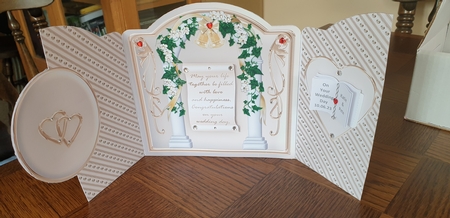 Wedding Bible Gatefold Card Kit by Linda Willcocks
