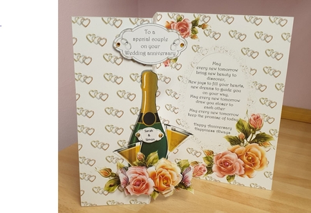 Champagne and Roses Wedding/anniversary Kit by Linda Willcocks
