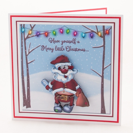 MERRY SANTA 6X6 by Lisa Bird