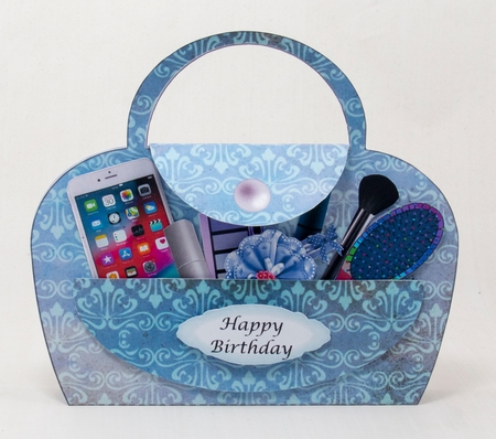 Handbag 13 with accessories by Lisa Bird