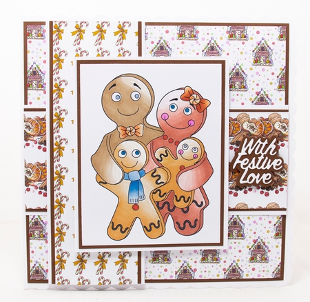 Christmas Gingerbread Family Stamp by Lisa Bird