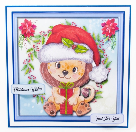 Lions   Christmas Hat by Lisa Bird